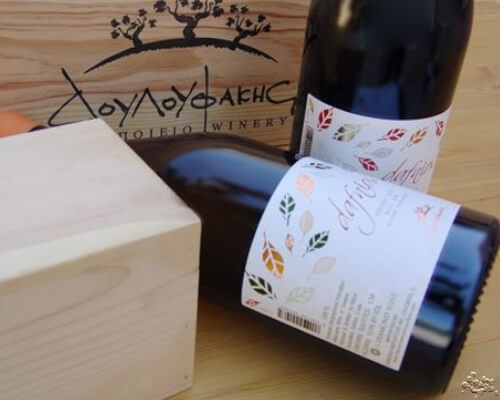 2013 - New release for Dafnios wine, bottle of 1,5lt